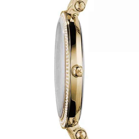BEAUTIFUL RETIRED AUTHENTIC Women's Michael Kors Darci Watch Gold Toneπ§ - Picture 9 of 10